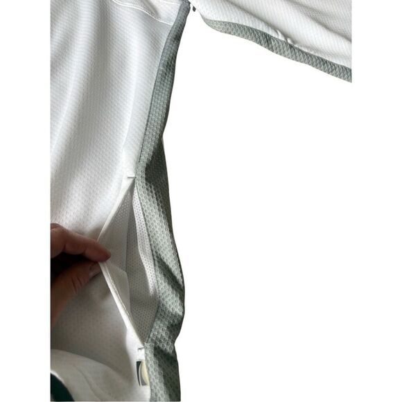 Alo Yoga Coolfit Performance Full Zip Lightweight Jacket Men’s size XL White - Picture 8 of 10